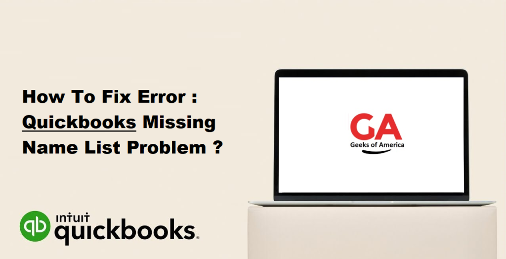 Quickbooks Missing Name List Problem